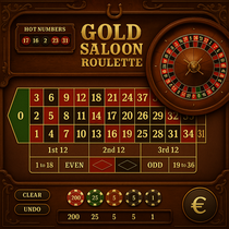 CrownPlay - Gold Saloon Roulette Game